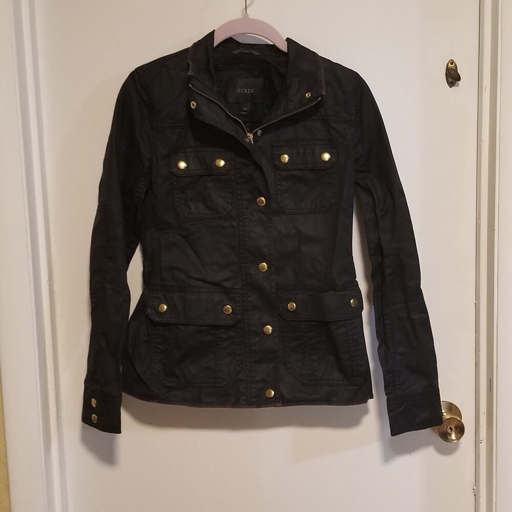 J. Crew Black Field Utility Jacket
